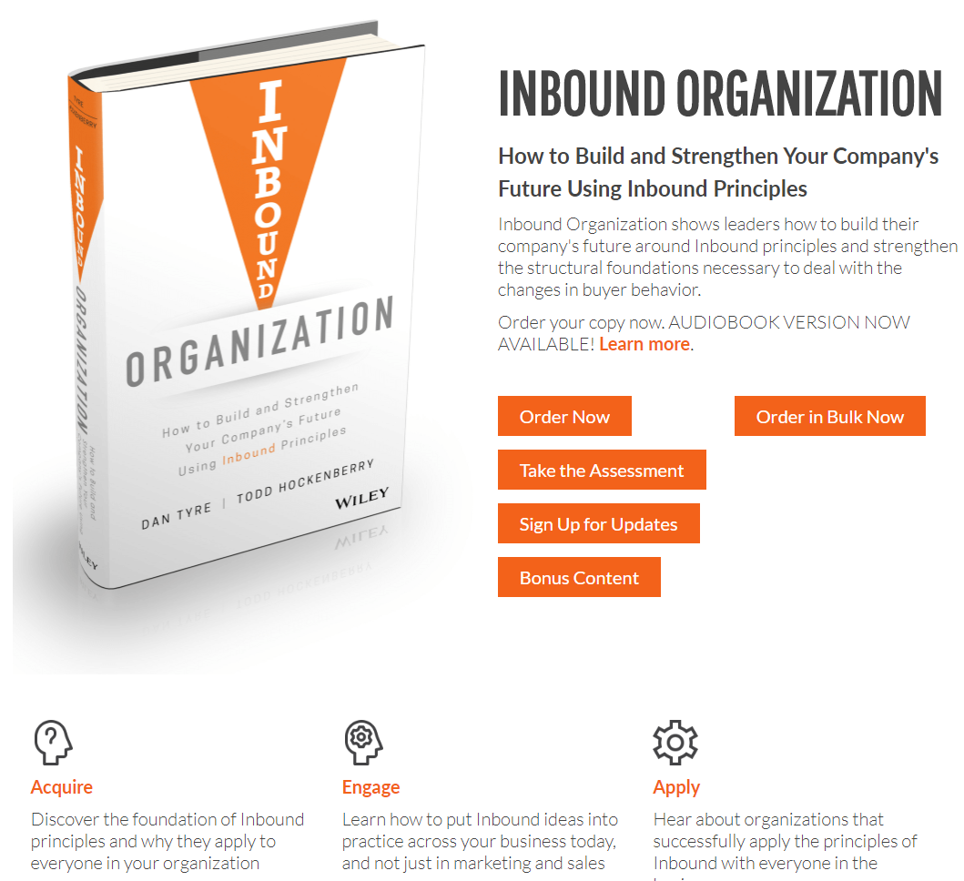 inbound organization book